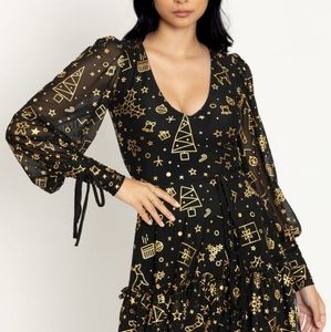 Blackmilk Golden Greetings Heavenly dress
